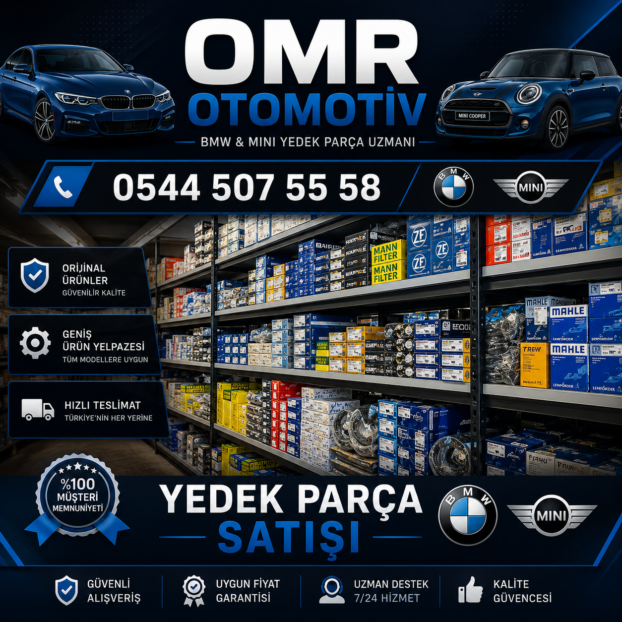 Balıkesir BMW Yedek Parça Satışı ve Servisi